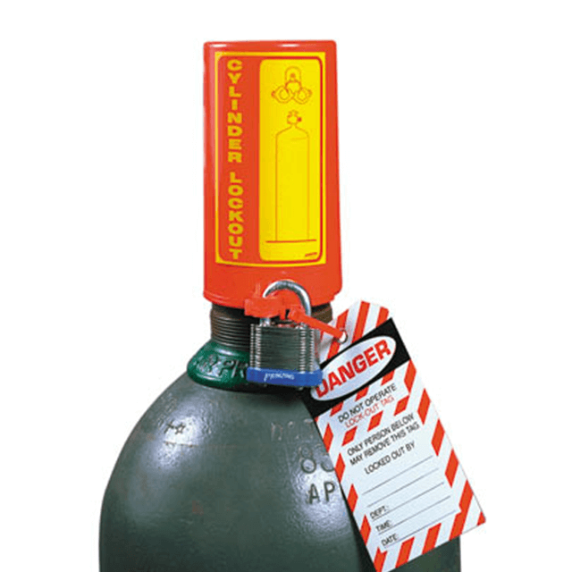 Ajustable Quick Installation Gas Cylinder Lockout